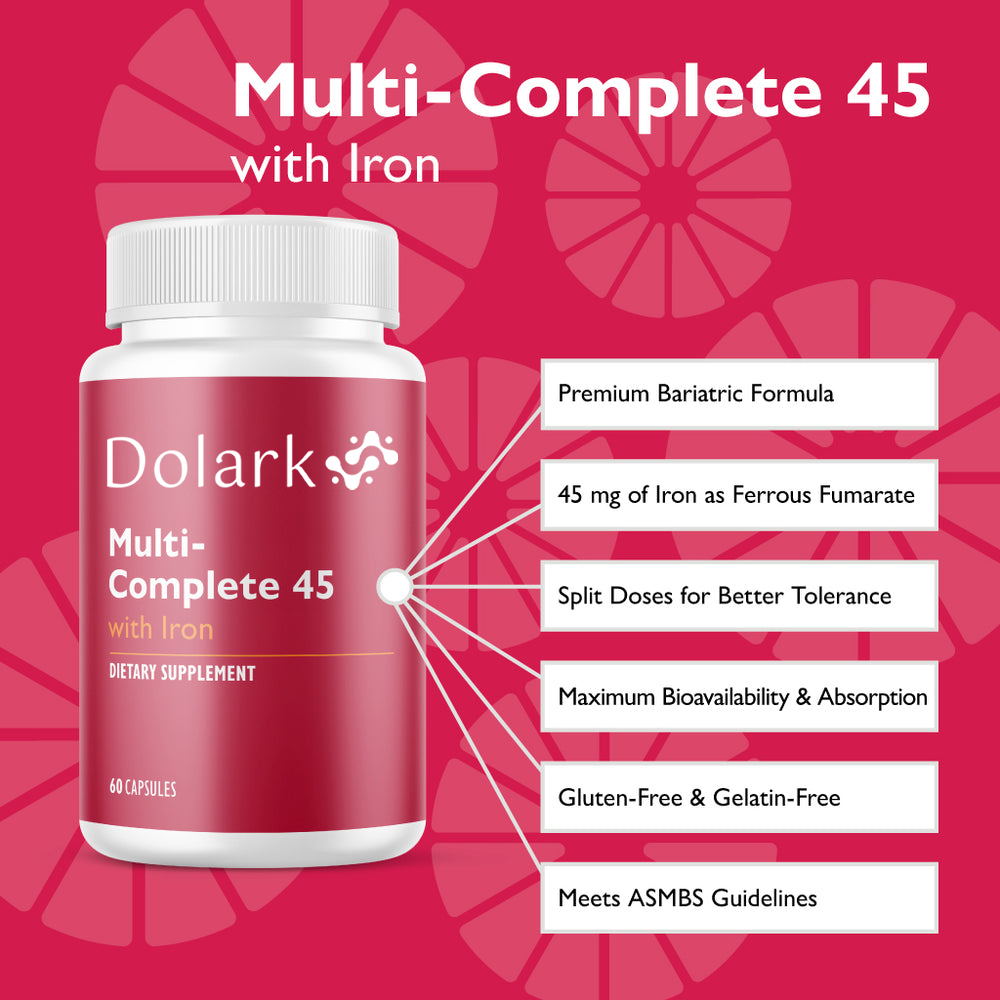 DOLARK Multi-Complete 45 Bariatric Multivitamin with Iron Capsules