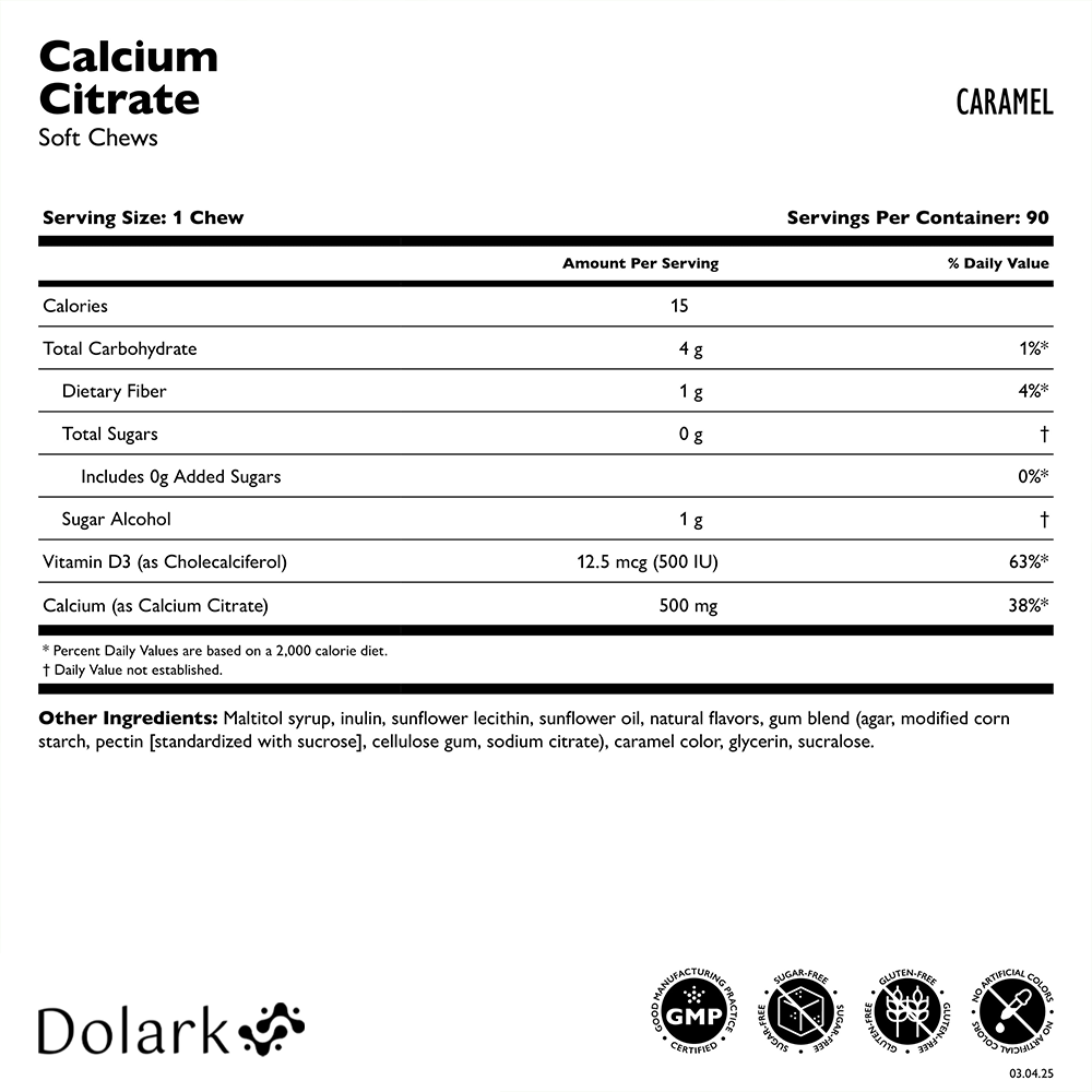 DOLARK Calcium Citrate Soft Chews™