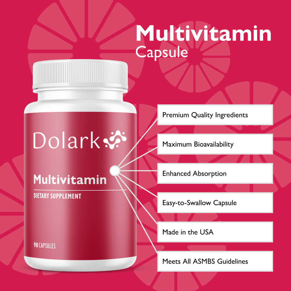 DOLARK Bariatric Multivitamin Capsules, Iron Free