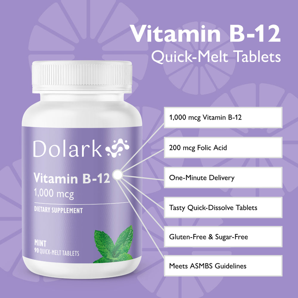 DOLARK Vitamin B-12 1000mcg Quick-Melt