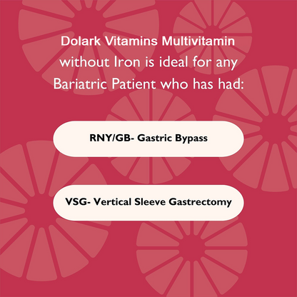 DOLARK Bariatric Multivitamin Capsules, Iron Free